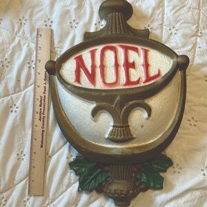 Vintage Noel Styrofoam Christmas Decoration